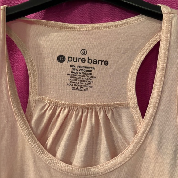 Pure Barre Women's Peach Tank Top Size S NWT - Picture 2 of 6